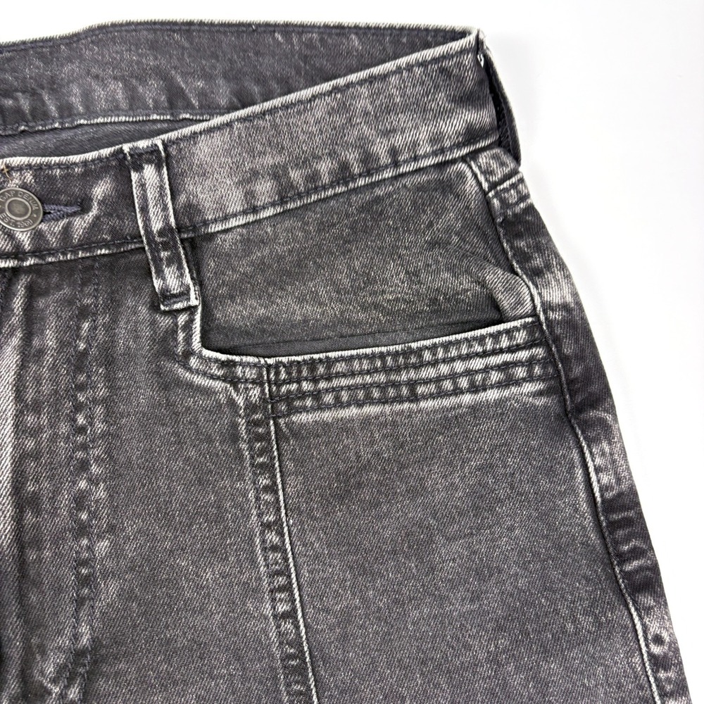 Gap 90s Loose Cargo Jeans Womens Sz 8 Black Wash Grunge Skater Street Y2K Baggy - Picture 14 of 16